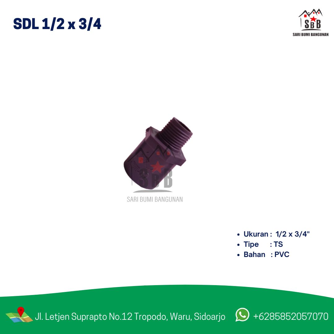 SDL 1/2 X 3/4